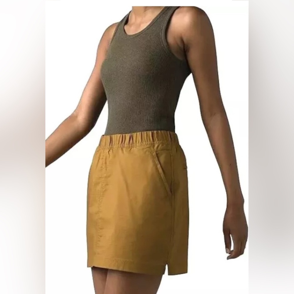 PrAna Double Peak Skort in Antique Bronze.  NWT SIZE 8